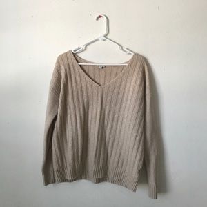 Gap ribbed beige sweater